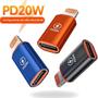 Imagem de Pd20w Usb C Para Lightning Otg Adaptador Para Ios Iphone Ipad Conversor De Conector Macho Para Fêmea