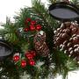 Imagem de Peça Central de Natal Artificial National Tree 30cm - Com Castiçais