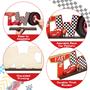 Imagem de Peças centrais de mesa DyHuiYia Race Two  Race Car Two Fast Letter Sign Curiosa decoração de mesa de madeira Let's Go Racing Car Party Supplies, lembrancinhas para meninos de segundo aniversário, crianças, chá de bebê, adereços de cabine fotográfica