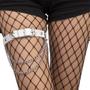 Imagem de Peças de couro Punk Rock 2 em forma de coração Thigh Garter 