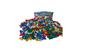 Imagem de Pedagógico-pecinhas kids 900 unidades- bloquinhos monta monta-infantil- pecinhas coloridas-brinquedo criativo-brincando 