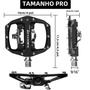 Imagem de Pedais Duplos Sem Clipe Para Mountain Bike, Trava Plana, Alumínio, Shimano Spd, Compatível Com