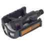 Imagem de Pedal 1/2" Rosca Fina - Fashion Metalciclo Nylon Preto (Par)