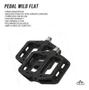 Imagem de Pedal De Bicicleta Plataforma Absolute Wild Flat Mtb Urban