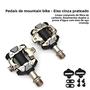 Imagem de Pedal SPD Ultra-leve Em Fibra De Carbono KEOS X-M8100 Com Rolamento DU Auto-bloqueante Para
