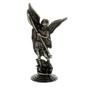 Imagem de Pedestal de São Miguel em Metal Envelhecido 8cm
