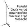 Imagem de Pedestal Girafa Nomad para Microfone com Base Tripé NMS-6606