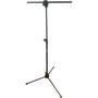 Imagem de Pedestal Girafa para Microfone 2 Roscas Preto PMG20