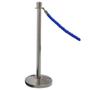 Imagem de Pedestal Separador Organizador de Fluxo Cromado com Cordão AZUL