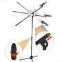 Imagem de Pedestal Suporte Microfone Girafa Com Cachimbo 360º