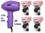 Imagem de Pedicuro Compact Elétrico Profissional Para Lixar Os Pés + 48 Lixas Descartáveis Lilás (Escolha a Voltagem)