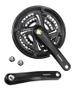 Imagem de Pedivela Shimano Tourney FC-TX801 48/38/28d 170mm preto com protetor de coroa