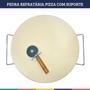 Imagem de Pedra Cordierita Refratária para Pizza c/ Suporte Mimo Style