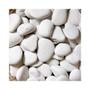 Imagem de Pedra Decorativa Branca Seixo Dolomita Nº3 Para Canteiro 10kg