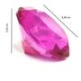 Imagem de Pedra do poder diamante peso de papel vidro jóia - pink