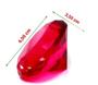 Imagem de Pedra do poder diamante peso de papel vidro jóia - vermelha