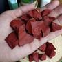 Imagem de Pedra jaspe vermelho bruto 1 a 3 cm- purifica e protege o ambiente - cristal natural