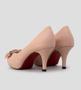 Imagem de Peep Toe CBK Salto 7cm Couro Nude