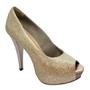 Imagem de Peep Toe Hellen Suzan Meia Pata Salto 12 Lumicolor Cobre