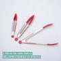 Imagem de Pegador com Trava G 30cm - Oikos VERMELHO