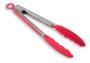 Imagem de Pegador Cozinha Inox Silicone Vermelho 35 Cm