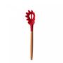 Imagem de Pegador para Massa de Silicone com Cabo em Bambu Charmy Vermelho 31cm - Lyor