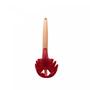 Imagem de Pegador para Massa de Silicone com Cabo em Bambu Charmy Vermelho 31cm - Lyor