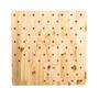 Imagem de Pegboard de Pinus Quadrado com 10 Bastões - Naturals