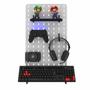 Imagem de Pegboard Mdf Organizador Setup Gamer Home Office Branco 34x59