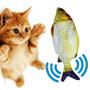 Imagem de Peixe Elétrico + Usb + Catnip + Pelúcia - robô peixe 28631