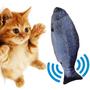 Imagem de Peixe Elétrico + Usb + Catnip + Pelúcia - robô peixe 28631