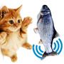Imagem de Peixe Elétrico + Usb + Catnip + Pelúcia - robô peixe 28631