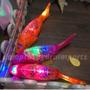 Imagem de Peixe Musical Com Luz Led Bate Cauda Brinquedo - Vermelho