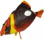 Imagem de Peixe Real de Pelúcia Laranja 38 cm Antialérgico
