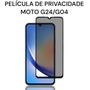 Imagem de Película 3D de Vidro Privacidade para Motorola Moto G24