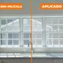 Imagem de Pelicula Adesiva Eletrostatica 3D para Box de Vidro Jateado Faixas 190x120cm