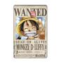 Imagem de Película Adesiva Para Cartão De Crédito One Piece Luffy Cartaz de Procurado