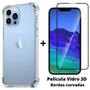 Imagem de Película De Vidro 3d iPhone 14 Plus  + Capa Antiimpacto