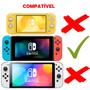 Imagem de Pelicula De Vidro  Compatível com Nintendo Switch + Kit 4 Grips Mario