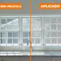 Imagem de Pelicula Eletrostatica para Vidro Blindex Modelo Arranjo de Flores 200x60cm