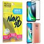 Imagem de Película Premium Nano 9D Para Moto G9 Play+Capa Anti Shock