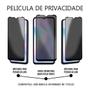 Imagem de Película Privacidade de Vidro 3D para Samsung Galaxy A13 4G / M13 4G Anti Spy