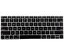 Imagem de Película Protetora  de Teclado Compatível Com Macbook Pro 13 A1708 Ou 12 A1534 Preta
