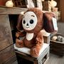 Imagem de Pelúcia Almofada de Macaco 60cm brinquedo para cestas de presentes macio fofo Presente