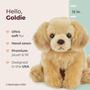 Imagem de Pelúcia Bearington Goldie - Golden Retriever 33cm