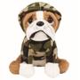 Imagem de Pelúcia Buba Toys Cachorro Bulldog Militar - 7965