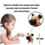 Imagem de Pelúcia Cachorinho Marrom Playfull Pets Sons Divertidos - Toyng