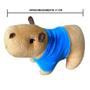 Imagem de Pelúcia Capivara G com Roupa Azul Removível  Mury Baby