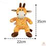 Imagem de Pelúcia De Animais Safari Girafa Bichinhos Para Criança 35cm Bebe Presente Menina Menino Brinquedo