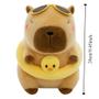 Imagem de Pelúcia De Capivara Pato Amarelo, Brinquedo De Pelúcia Simulação Fofa De Roupa De Praia, Animal De